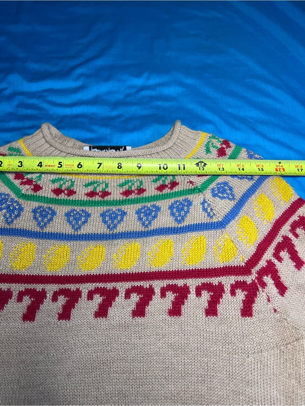 Rachel Antonoff Jackpot Alpaca Fair Isle Sweater S - Picture 6 of 14